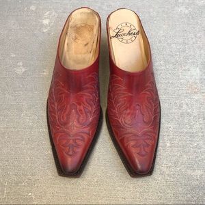 lucchese mules slides